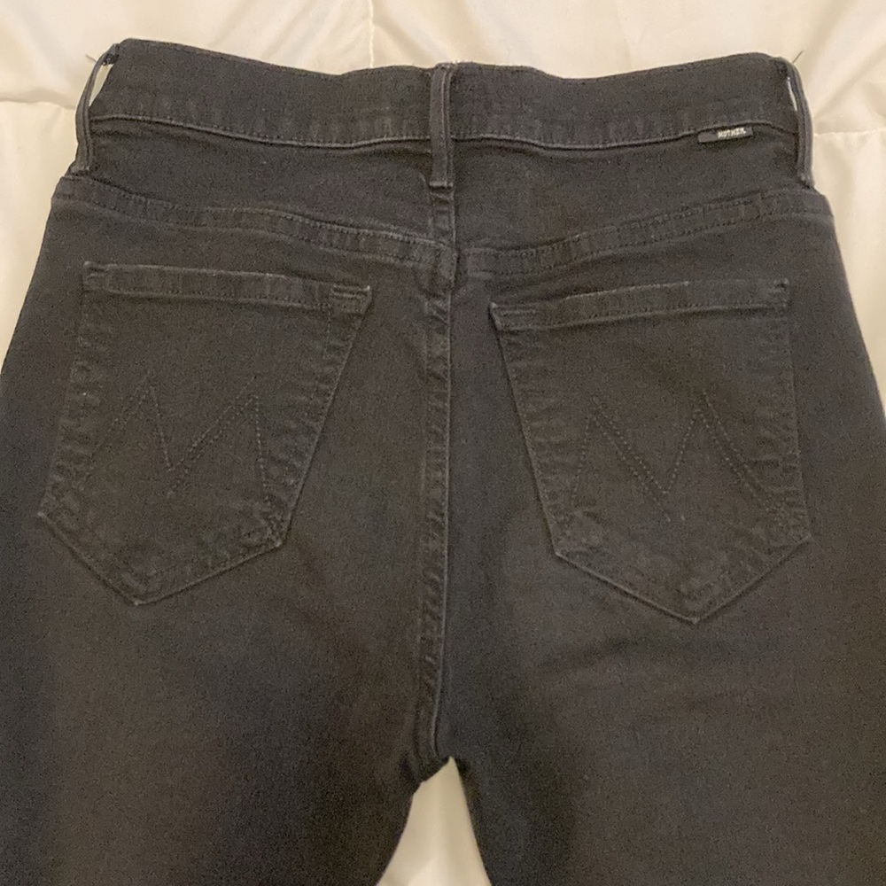 MOTHER Jeans women’s The Stunner Zip Ankle Step Fray in Not Guilty Size 25 - Picture 7 of 12